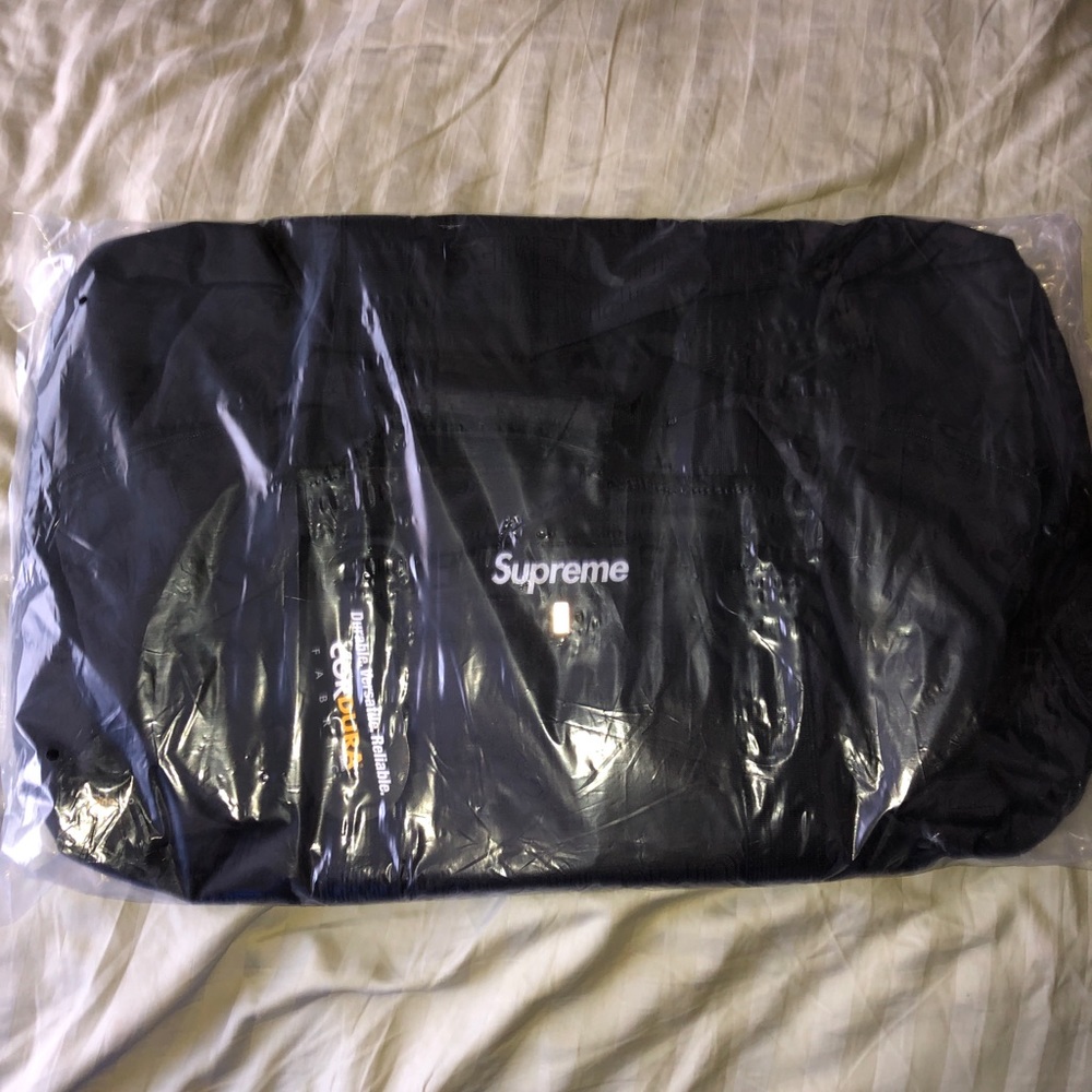 Black Supreme Duffle Bag - Picture 2 of 5